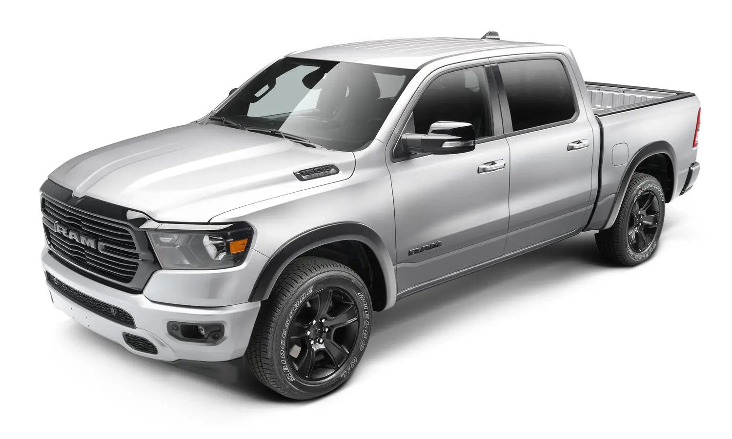 OE Style Fender Flares Black Smooth Finish 4-Piece Set by Husky Liners