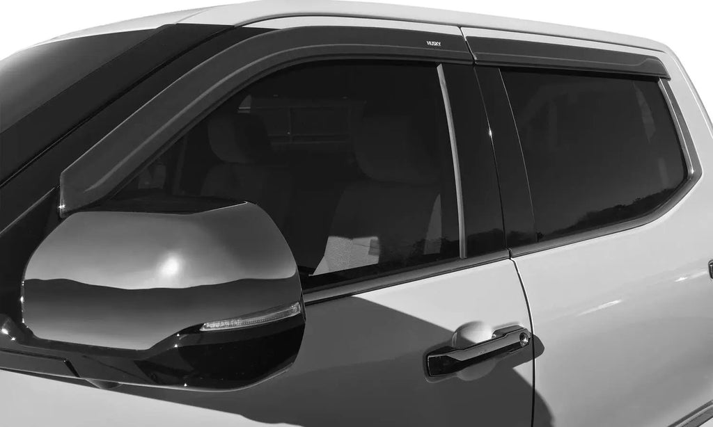 Low Profile Ventvisor Deflector; Smoke; Outside Mount; 4 pc. by Husky Liners