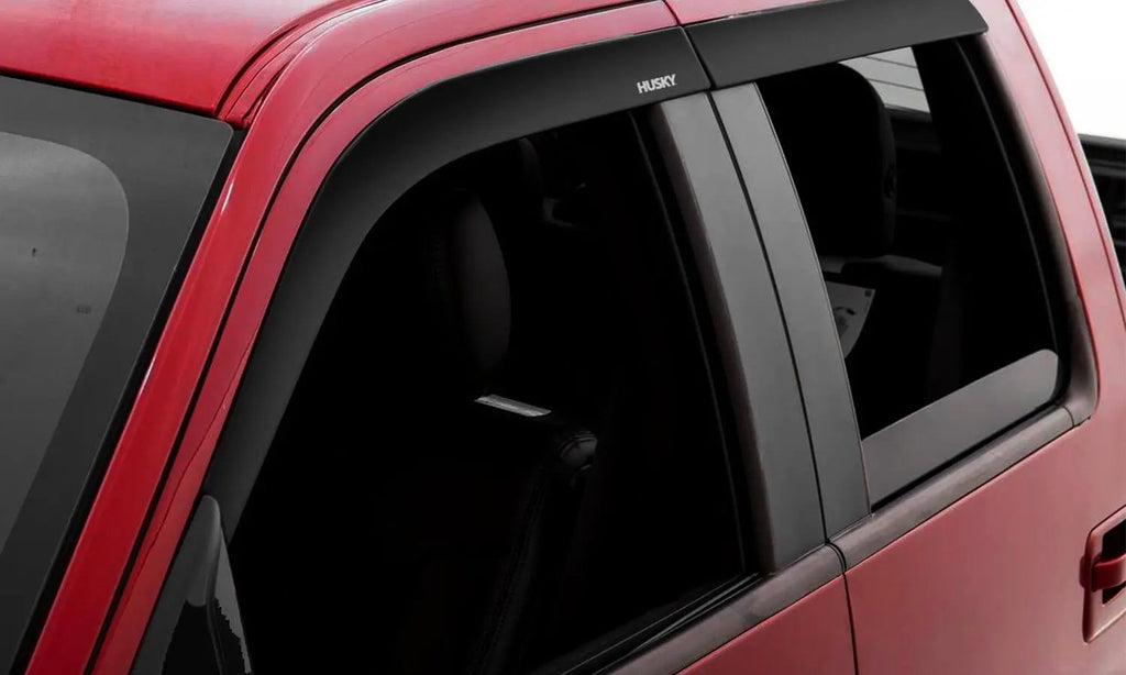 Low Profile Ventvisor Deflector; Smoke; Outside Mount; 4 pc. by Husky Liners