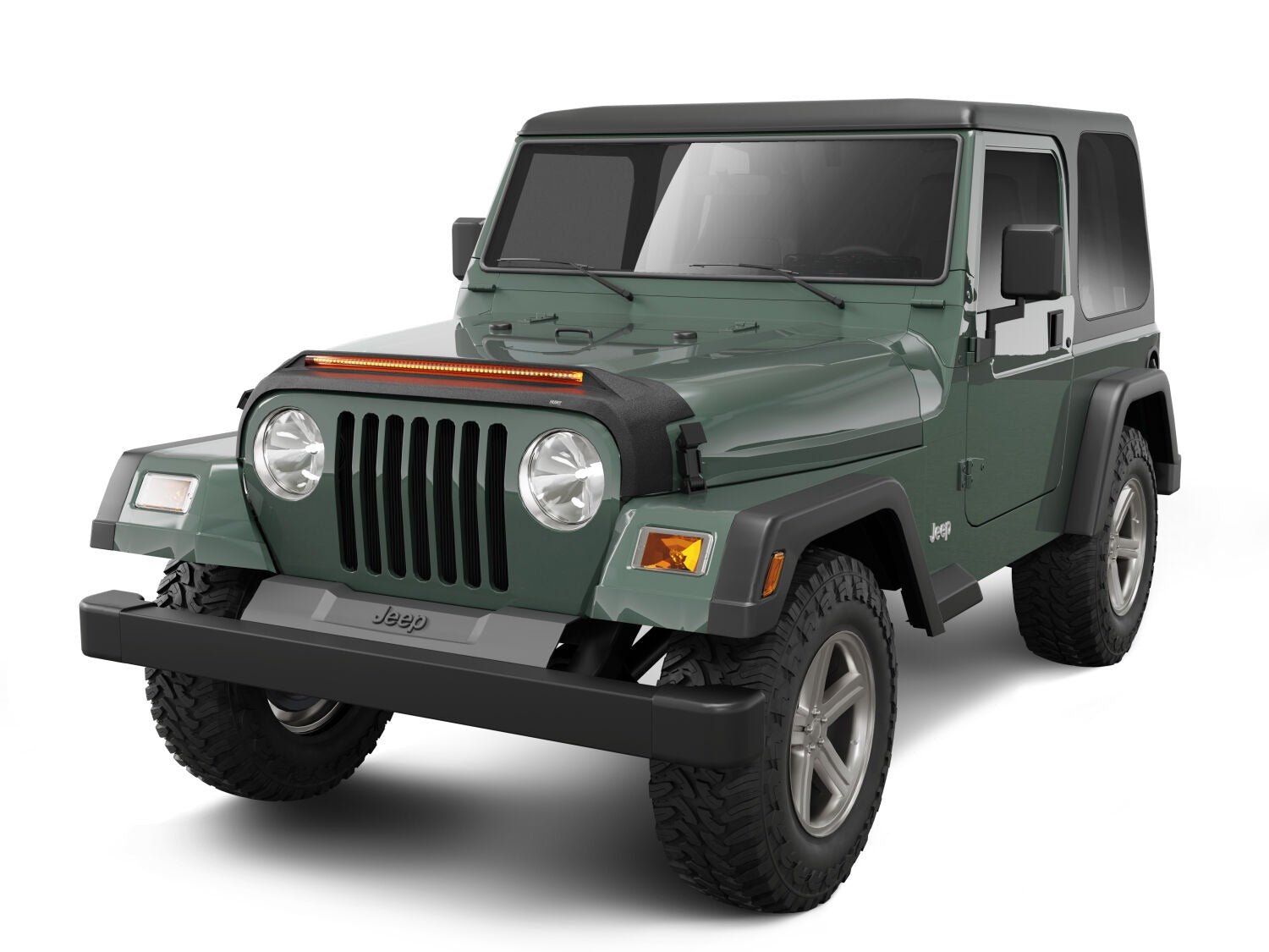 Husky 2820091 Aeroskin Lightshield PRO Hood Protector 1997-2006 Jeep Wrangler TJ by Husky Liners