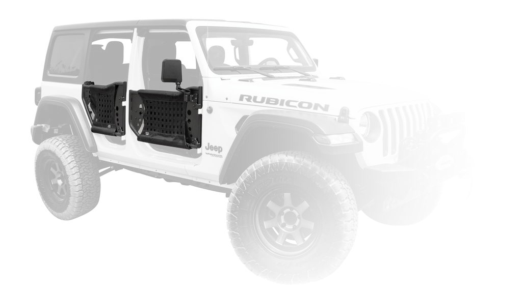 2018-2021 WRANGLER JL AND GLADIATOR JT TRAILDOORS REAR, PAIR by Body Armor 4x4