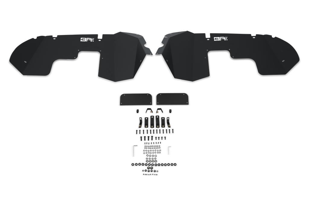 2018- 2021 JEEP WRANGLER JL AND GLADIATOR JT FRONT FENDER LINERS by Body Armor 4x4