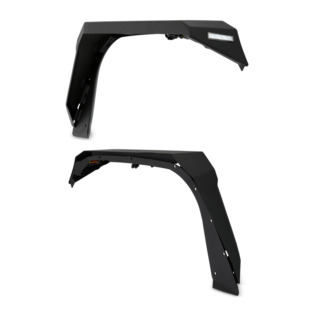 2018- 2021 JEEP WRANGLER JL AND GLADIATOR JT FRONT FENDER FLARES by Body Armor 4x4