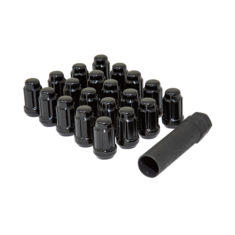 5LUG 12-1.50 SPLINE WIK PASS BLK GOR by Gorilla Automotive