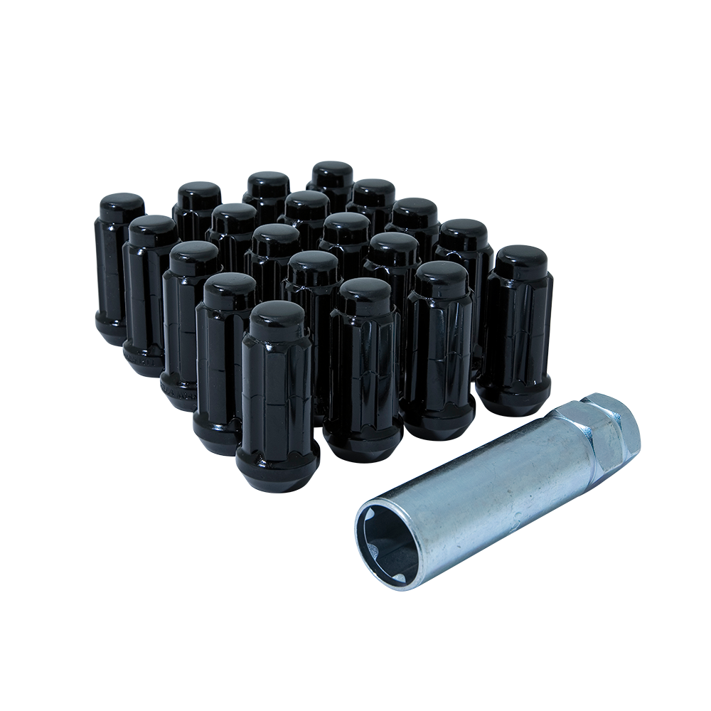 5LUG 14-1.50 SPLINE WIK TRUCK BLK GOR by Gorilla Automotive