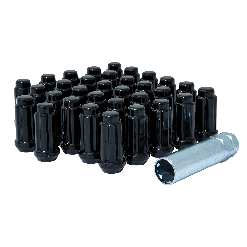 8LUG 14-1.50 SPLINE WIK TRK BLK GOR