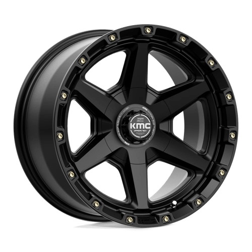 KM101 17X9 6X135/5.5 S-BLK -12MM by KMC Wheels
