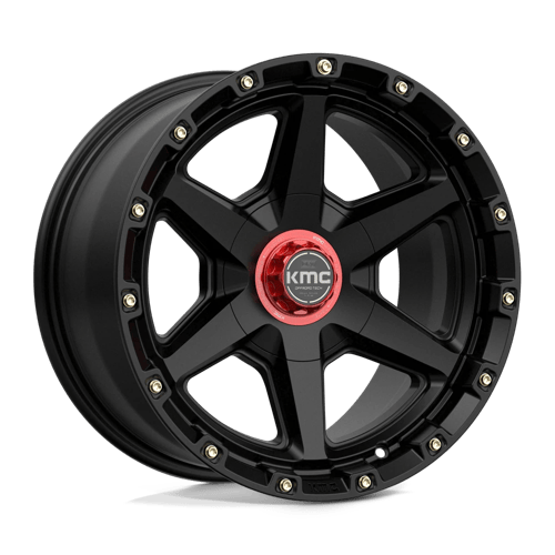KM101 17X9 6X135/5.5 S-BLK -12MM by KMC Wheels