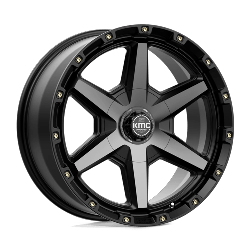 KM101 20X9 6X135/5.5 S-BLK GTCC 18MM by KMC Wheels