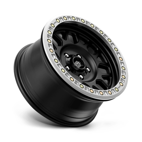 KM234 BL 17X8.5 BLANK (165-180) S-BLK +0 by KMC Wheels
