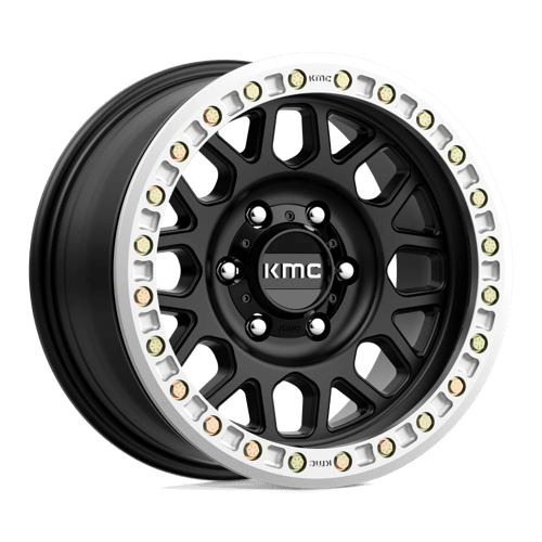 GRENADE DESERT BL 17X8.5 6X5.5 S-BLK +0 by KMC Wheels