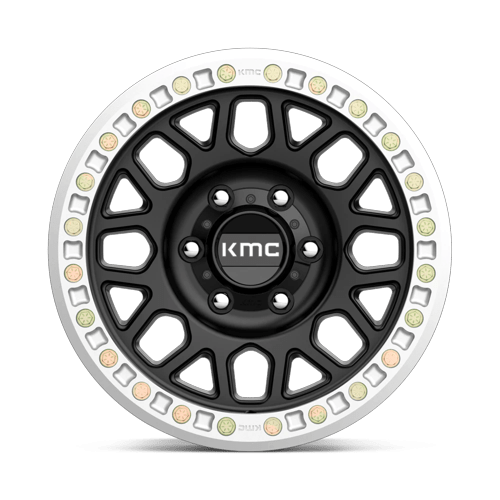 GRENADE DESERT BL 17X8.5 6X6.5 S-BLK +0 by KMC Wheels