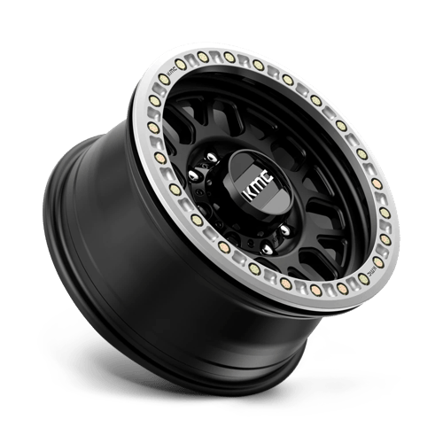 GRENADE DESERT BL 17X8.5 8X6.5 S-BLK +0 by KMC Wheels