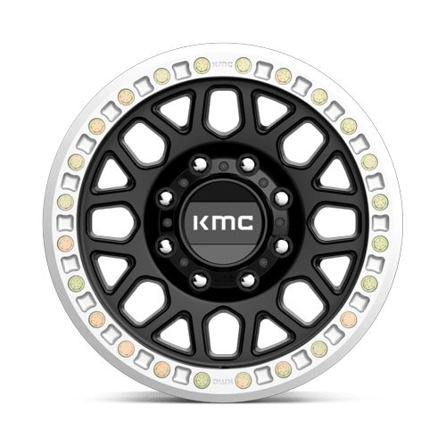GRENADE DESERT BL 17X8.5 8X6.5 S-BLK +0 by KMC Wheels