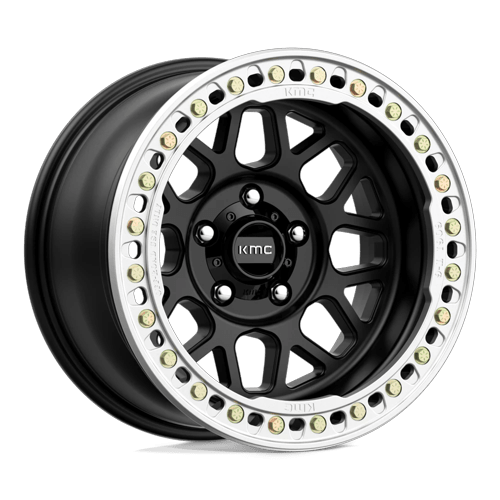 KM235 BL 20X10 BLANK (108-150) S-BLK -48 by KMC Wheels