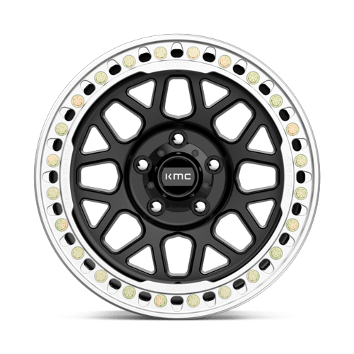 GRENADE CRAWL BL 17X8.5 8X6.5 S-BLK +0 by KMC Wheels