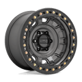 TANK BL 17X9 6X5.5 ANTH -15 by KMC Wheels