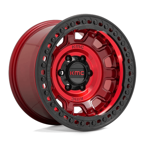 TANK BL 17X9 8X170 C-RED -38 by KMC Wheels
