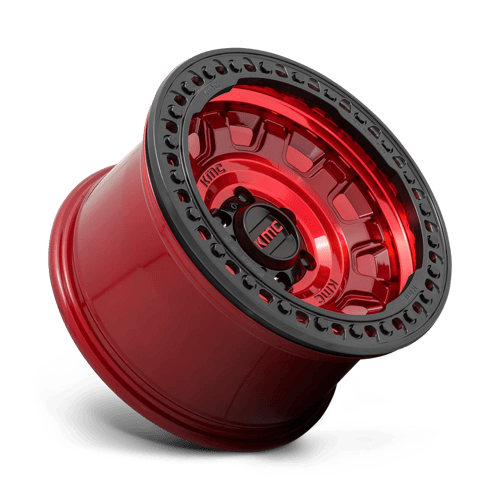 TANK BL 17X9 6X5.5 C-RED -38 by KMC Wheels