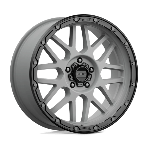 KM535 20X9 5X5.0 M-GRAY M-BLK LP 18MM by KMC Wheels