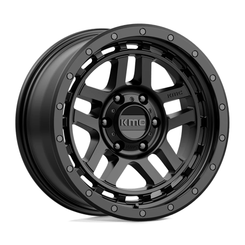 KM540 18X8.5 6X5.5 S-BLK 00MM by KMC Wheels