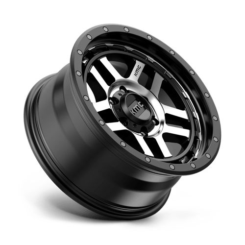 KM540 18X8.5 6X135 S-BLK MACH 00MM by KMC Wheels