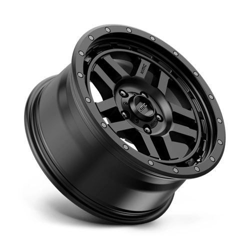 KM540 17X8.5 5X5.0 S-BLK 18MM by KMC Wheels
