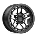 KM540 18X8.5 6X120 S-BLK MACH 18MM by KMC Wheels
