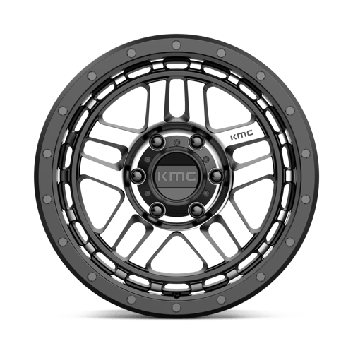 KM540 18X8.5 6X120 S-BLK MACH 18MM by KMC Wheels