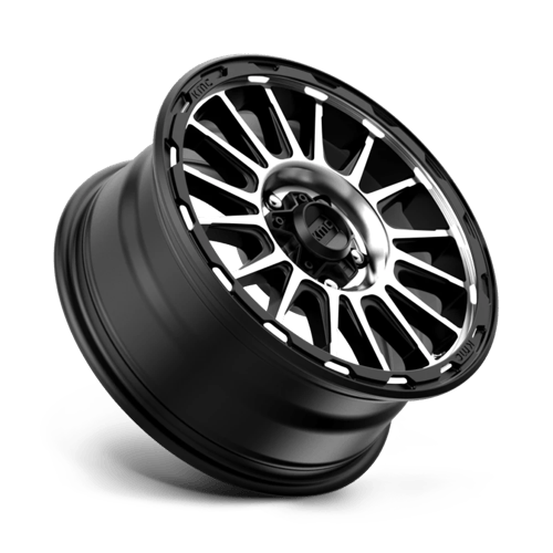 KM542 17X8 5X4.25 S-BLK MACH 38MM by KMC Wheels