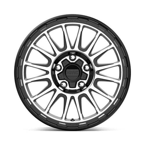 KM542 16X7 5X110 S-BLK MACH 30MM by KMC Wheels