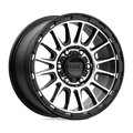 KM542 16X8 6X5.5 S-BLK MACH 00MM by KMC Wheels