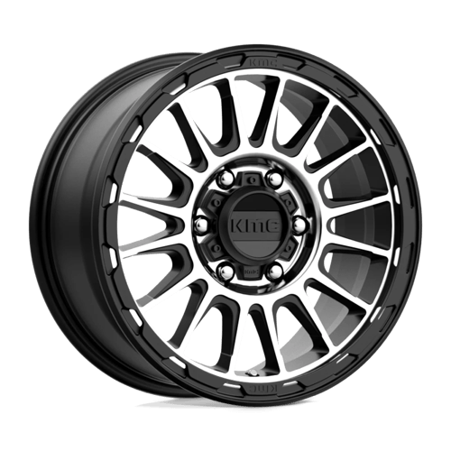 KM542 16X8 6X5.5 S-BLK MACH 00MM by KMC Wheels
