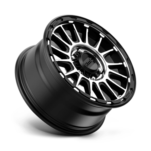 KM542 16X8 6X5.5 S-BLK MACH 00MM by KMC Wheels