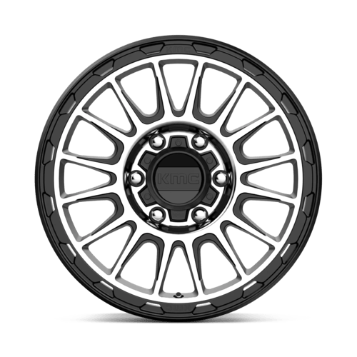 KM542 16X8 6X5.5 S-BLK MACH 00MM by KMC Wheels