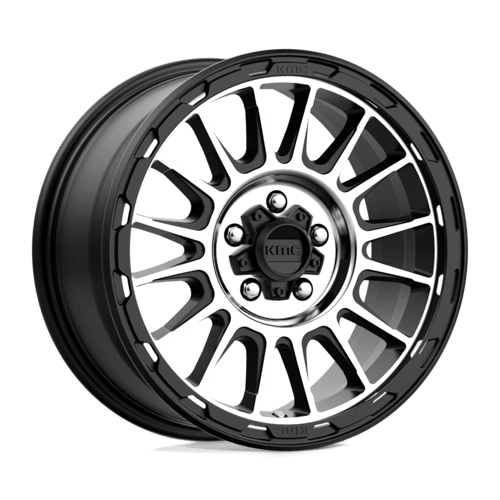 KM542 17X8 5X4.5 S-BLK MACH 35MM by KMC Wheels