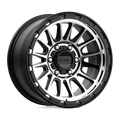KM542 17X8.5 6X135 S-BLK MACH 00MM by KMC Wheels