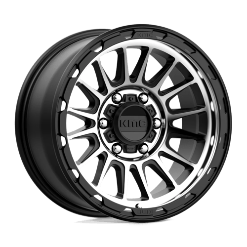 KM542 17X8.5 6X5.5 S-BLK MACH 00MM by KMC Wheels