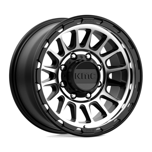 KM542 17X8.5 8X6.5 S-BLK MACH 00MM by KMC Wheels