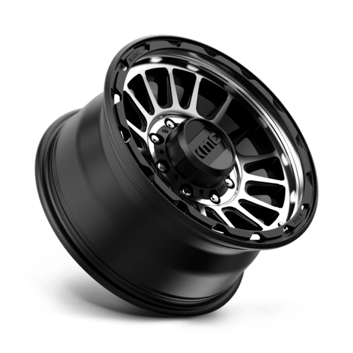 KM542 17X8.5 8X6.5 S-BLK MACH 00MM by KMC Wheels