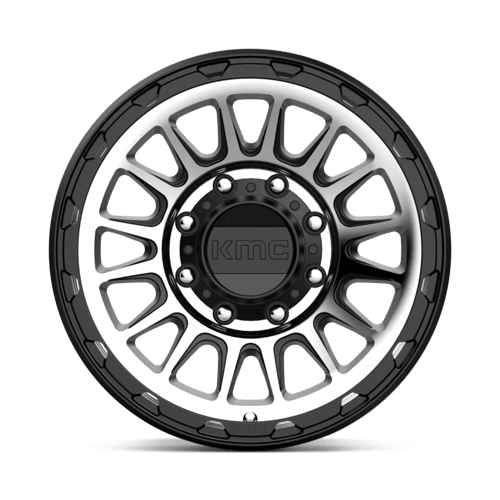 KM542 17X8.5 8X6.5 S-BLK MACH 00MM by KMC Wheels