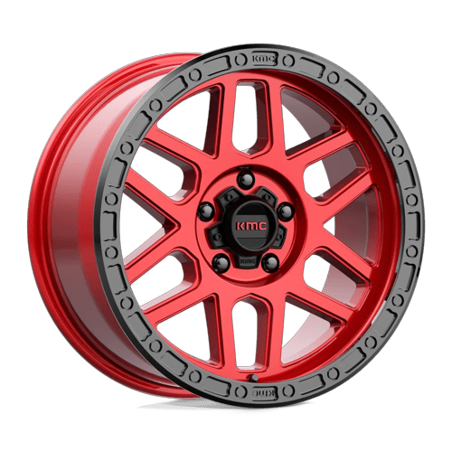 KM544 18X9 5X5.0 C-RED BLK-LP 18MM by KMC Wheels