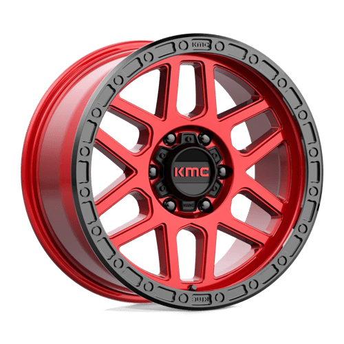 KM544 18X9 6X4.5 C-RED BLK-LP 18MM by KMC Wheels