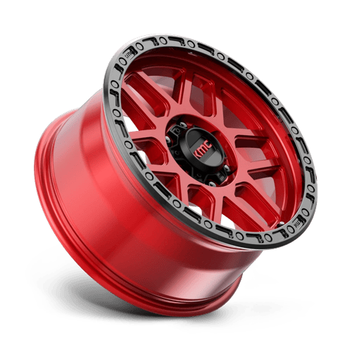 KM544 18X9 6X4.5 C-RED BLK-LP 18MM by KMC Wheels