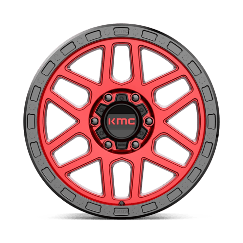 KM544 18X9 6X5.5 C-RED BLK-LP 18MM by KMC Wheels