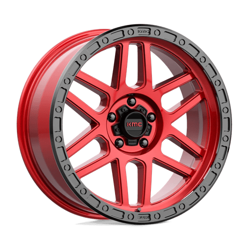 KM544 20X9 5X5.0 C-RED BLK-LP 00MM by KMC Wheels