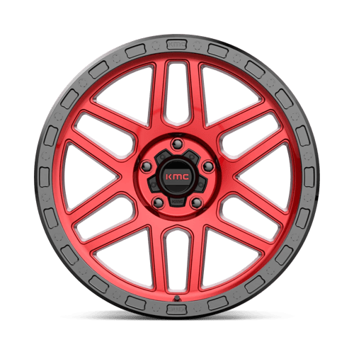 KM544 20X9 5X5.0 C-RED BLK-LP 00MM by KMC Wheels