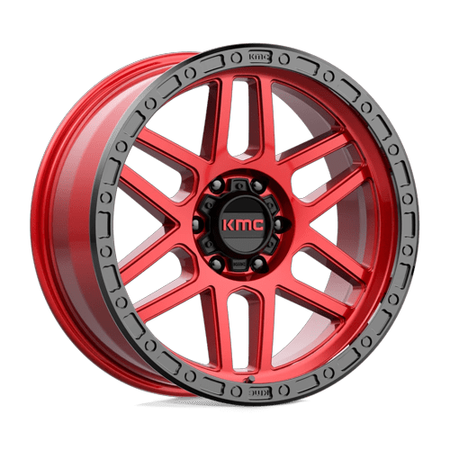 KM544 17X8.5 6X5.5 C-RED BLK-LP 00MM by KMC Wheels