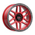 KM544 17X8.5 6X5.5 C-RED BLK-LP 00MM by KMC Wheels