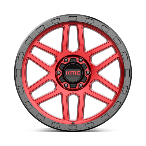 KM544 17X8.5 6X5.5 C-RED BLK-LP 00MM by KMC Wheels